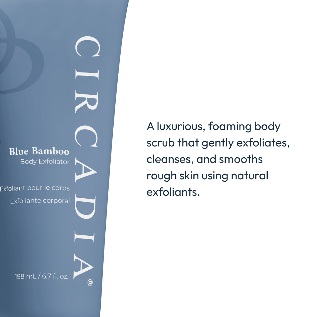 Blue Bamboo Exfoliator for Body
