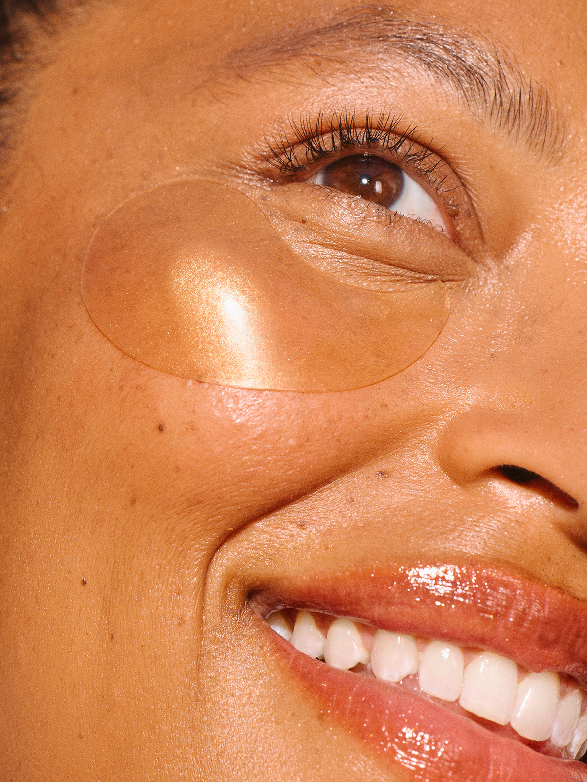 Chebula Multi-Corrective Eye Patch under the eye.
