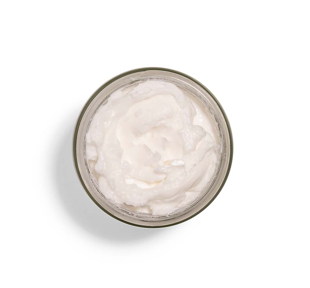 Open jar of Timescape Micromazing face polish.